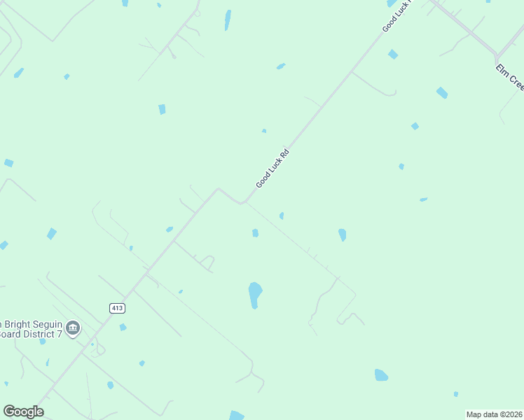 map of restaurants, bars, coffee shops, grocery stores, and more near 1155 Good Luck Road in Seguin