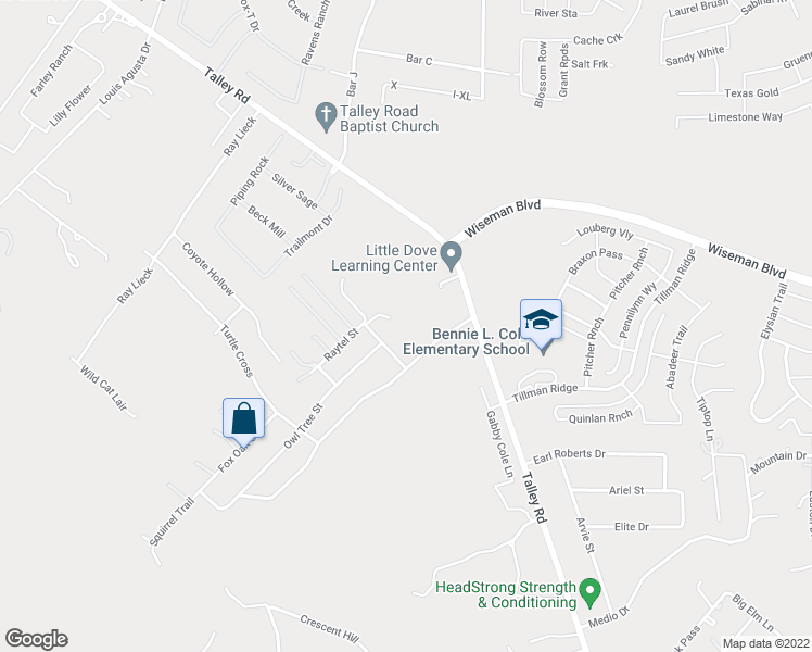 map of restaurants, bars, coffee shops, grocery stores, and more near 2425 Quail Foot Street in San Antonio