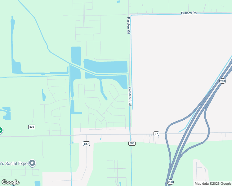 map of restaurants, bars, coffee shops, grocery stores, and more near 8963 Karsten Road in Rosharon