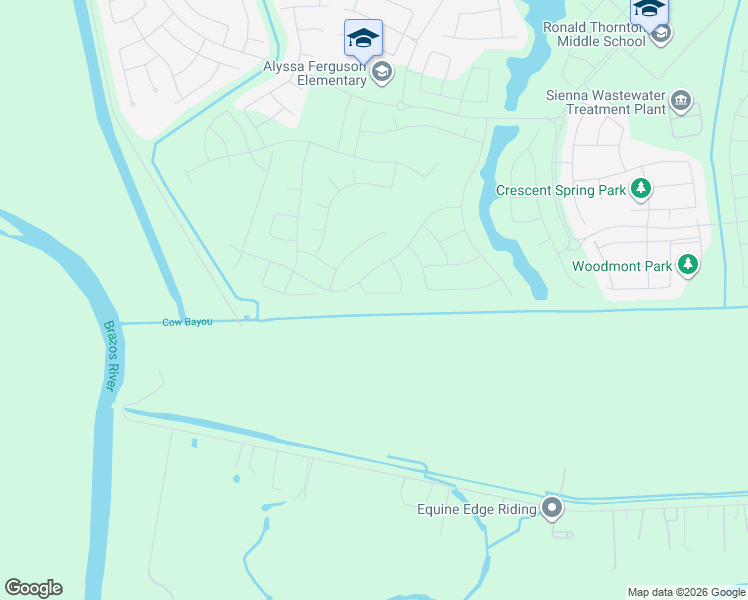 map of restaurants, bars, coffee shops, grocery stores, and more near 3042 Miller Road in Rosharon