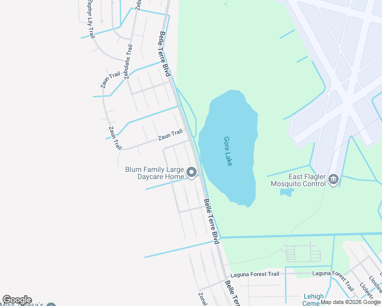 map of restaurants, bars, coffee shops, grocery stores, and more near 7 Ziegfeld Place in Palm Coast