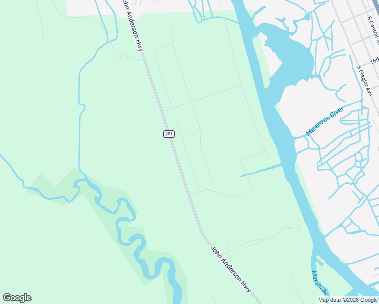 map of restaurants, bars, coffee shops, grocery stores, and more near 1690 County Road 201 in Flagler Beach