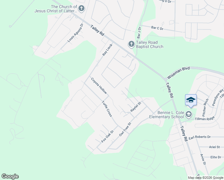 map of restaurants, bars, coffee shops, grocery stores, and more near 13706 Meadowick Drive in San Antonio