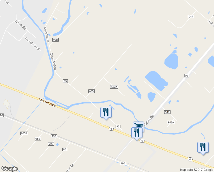 map of restaurants, bars, coffee shops, grocery stores, and more near 9210 Lee Lane in Manvel