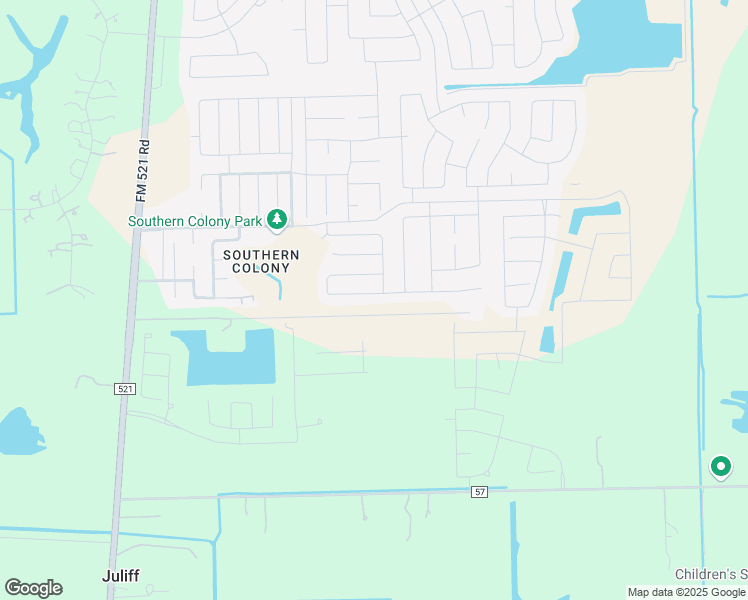 map of restaurants, bars, coffee shops, grocery stores, and more near 718 Autumn Flats Way in Rosharon