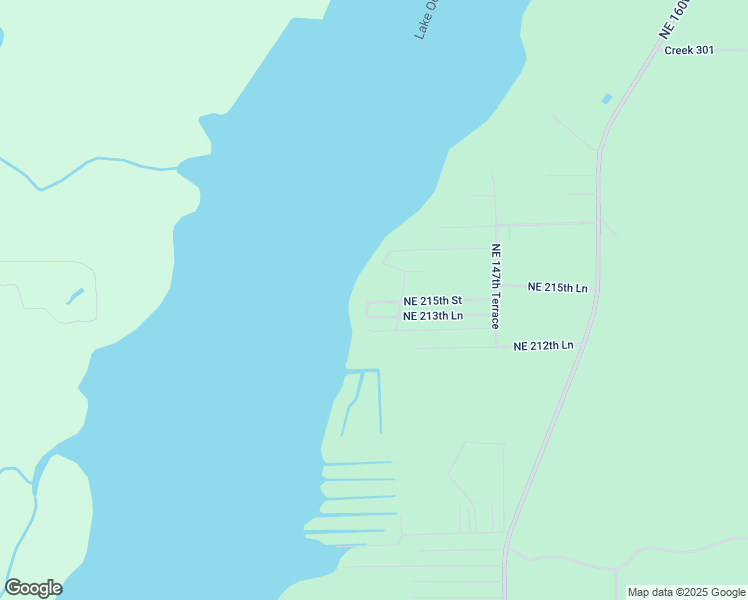 map of restaurants, bars, coffee shops, grocery stores, and more near 14511 Northeast 213th Lane in Fort McCoy