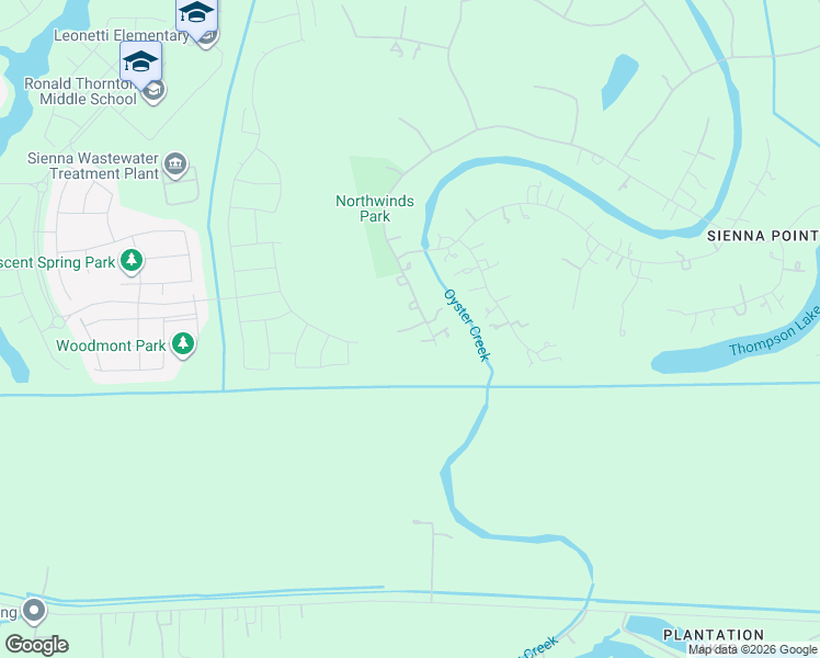 map of restaurants, bars, coffee shops, grocery stores, and more near Nueces Drive in Sienna