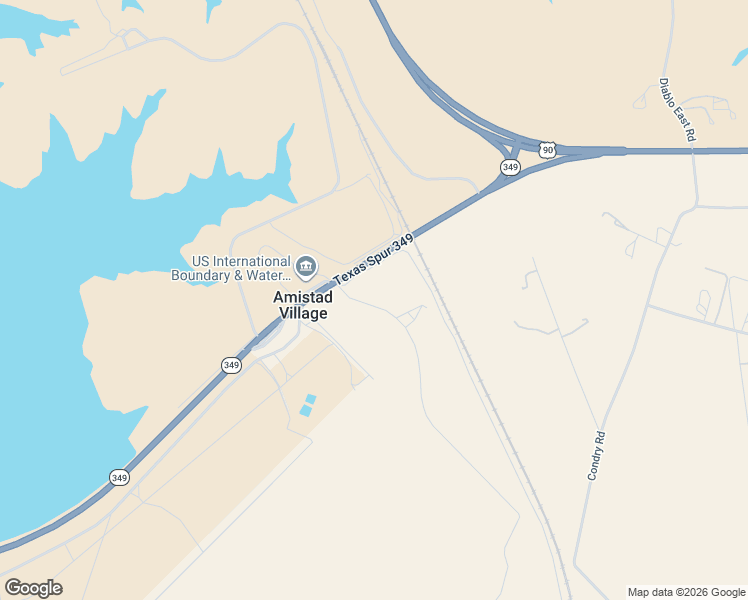 map of restaurants, bars, coffee shops, grocery stores, and more near 101 Brite Road in Del Rio