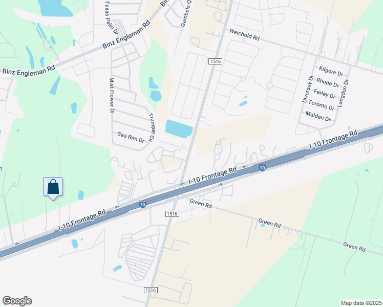 map of restaurants, bars, coffee shops, grocery stores, and more near 3580 Farm to Market 1516 in Converse