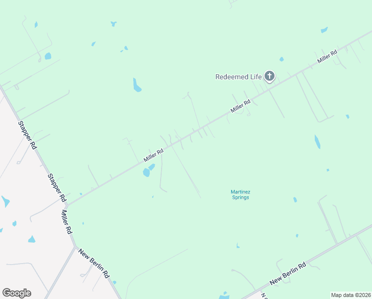 map of restaurants, bars, coffee shops, grocery stores, and more near 15188 Miller Road in Saint Hedwig