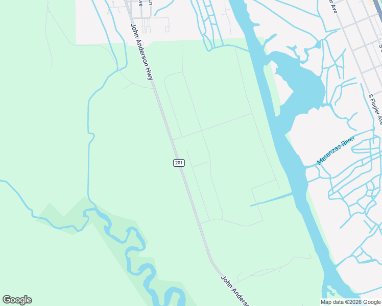 map of restaurants, bars, coffee shops, grocery stores, and more near 711-1799 John Anderson Highway in Flagler Beach