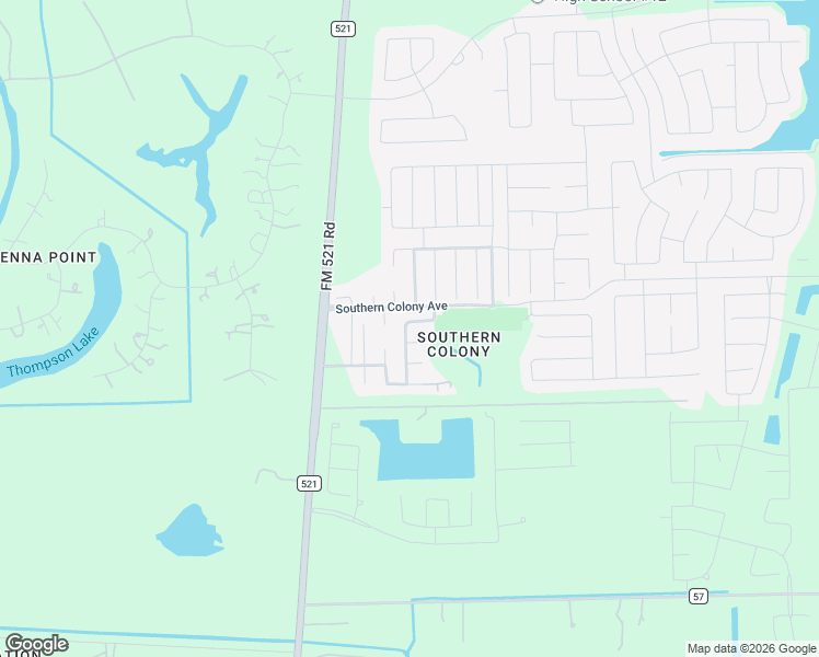 map of restaurants, bars, coffee shops, grocery stores, and more near 311 Volute Drive in Rosharon