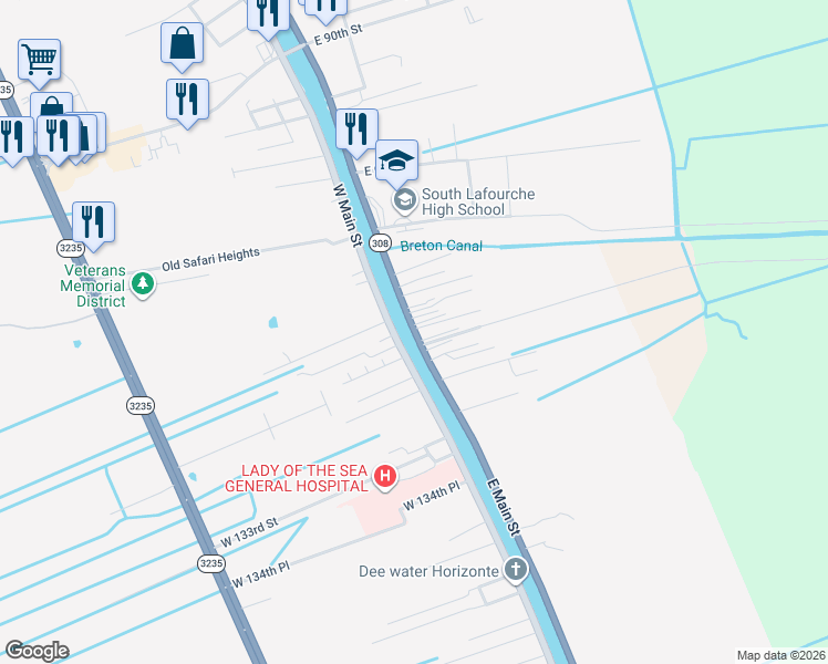 map of restaurants, bars, coffee shops, grocery stores, and more near 234 West 126th Street in Cut Off