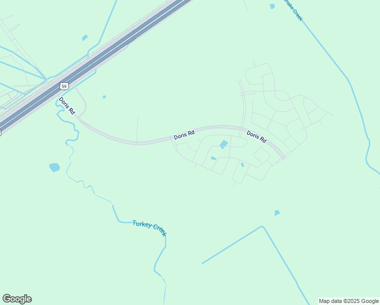 map of restaurants, bars, coffee shops, grocery stores, and more near 722 Pleasant Point Drive in Beasley