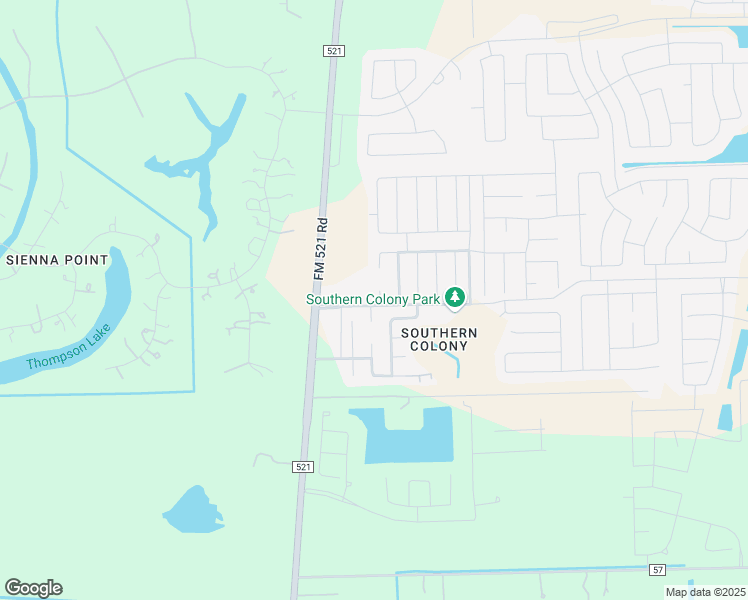 map of restaurants, bars, coffee shops, grocery stores, and more near 8318 Quest Court in Rosharon
