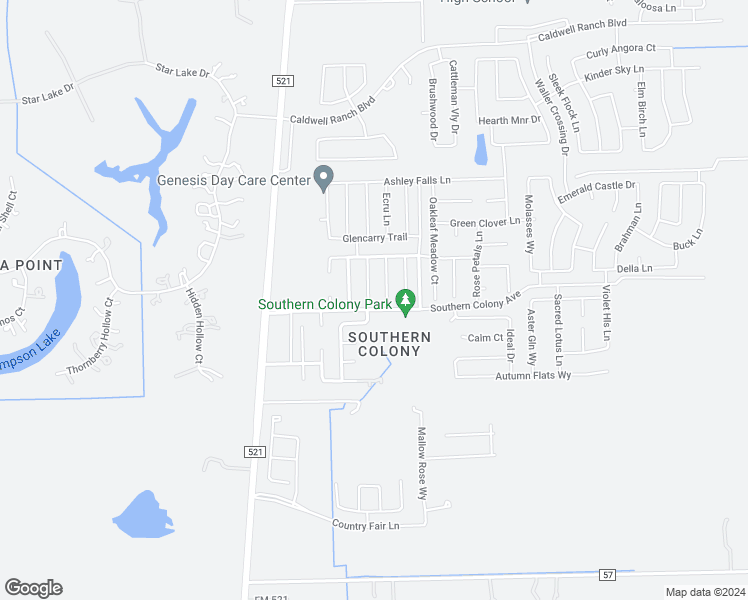 map of restaurants, bars, coffee shops, grocery stores, and more near 8319 Obsiden Court in Rosharon