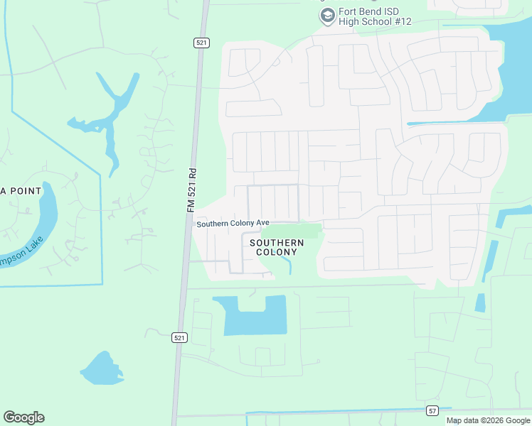 map of restaurants, bars, coffee shops, grocery stores, and more near 311 Volute Drive in Rosharon