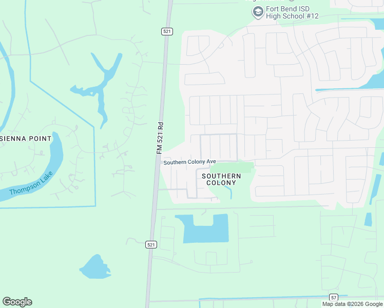 map of restaurants, bars, coffee shops, grocery stores, and more near 8318 Quest Court in Rosharon