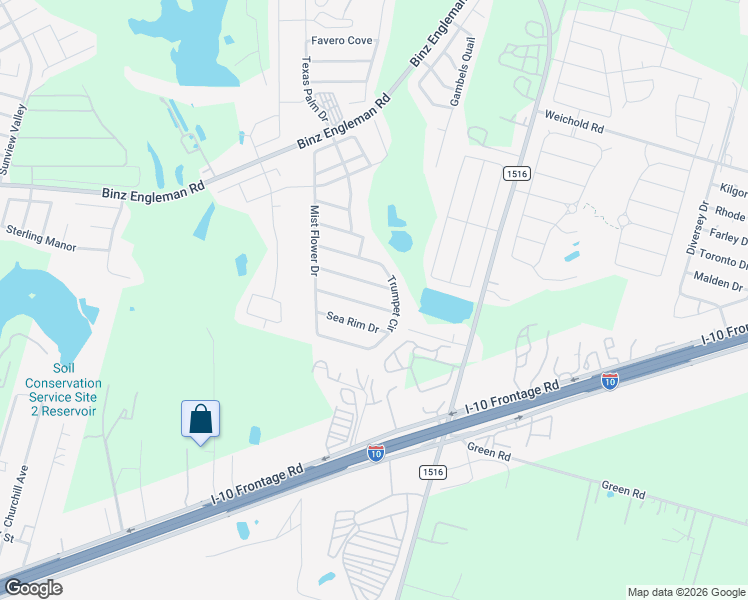 map of restaurants, bars, coffee shops, grocery stores, and more near 8518 Snakeweed Drive in Converse
