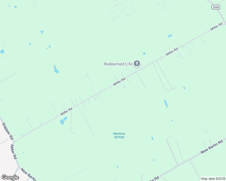 map of restaurants, bars, coffee shops, grocery stores, and more near 15420 Miller Road in Saint Hedwig