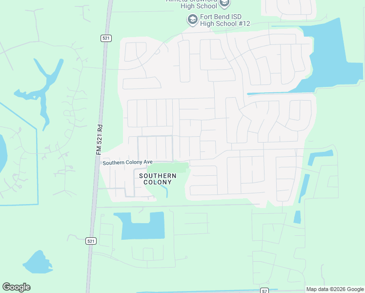 map of restaurants, bars, coffee shops, grocery stores, and more near 8210 Oakleaf Meadow Court in Rosharon