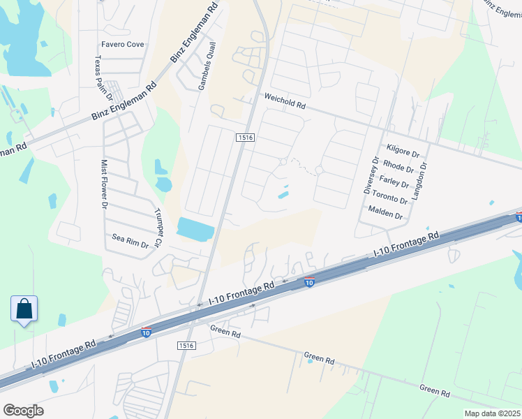 map of restaurants, bars, coffee shops, grocery stores, and more near 8806 Palmetto Park in Converse