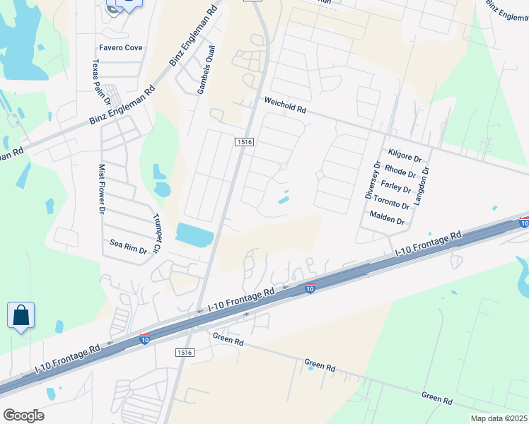 map of restaurants, bars, coffee shops, grocery stores, and more near 8915 Palmetto Park in Converse