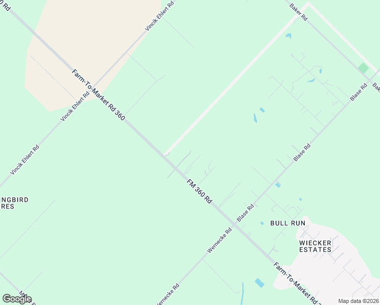 map of restaurants, bars, coffee shops, grocery stores, and more near 2021 FM 360 Road in Rosenberg