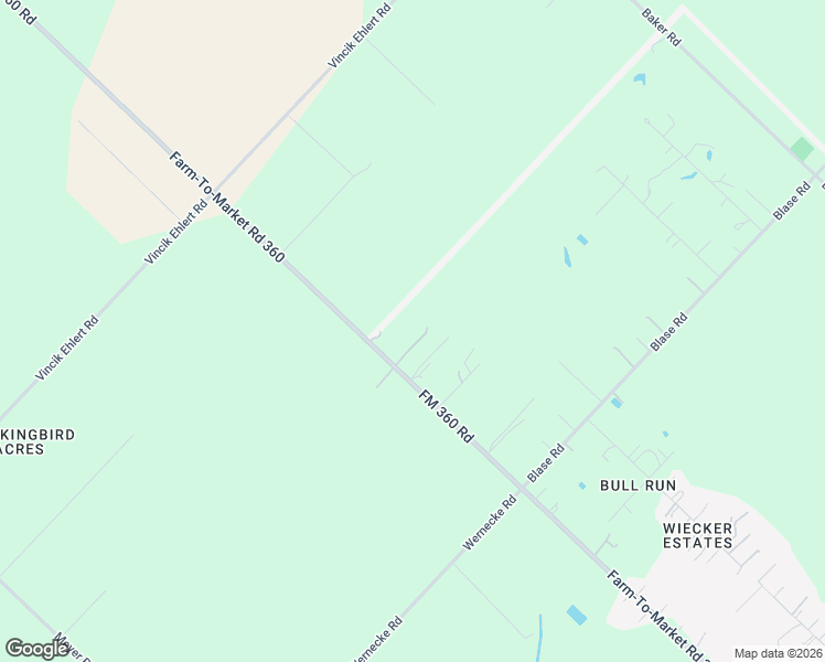 map of restaurants, bars, coffee shops, grocery stores, and more near 2021 FM 360 Road in Rosenberg