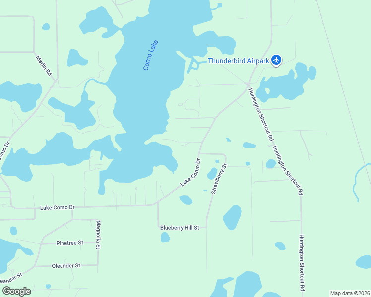 map of restaurants, bars, coffee shops, grocery stores, and more near 109 Lake Como Point Road in Pomona Park