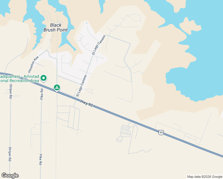 map of restaurants, bars, coffee shops, grocery stores, and more near 136 Nocona Ridge in Del Rio