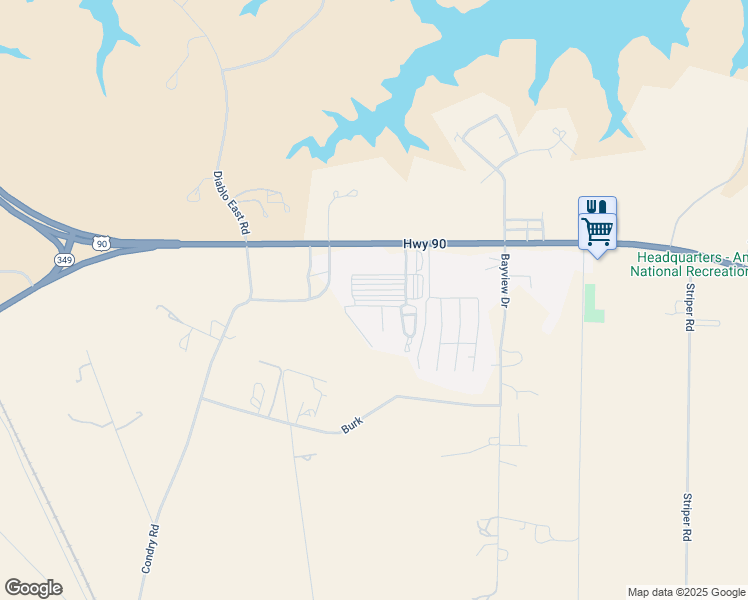 map of restaurants, bars, coffee shops, grocery stores, and more near 11490 US 90 in Del Rio