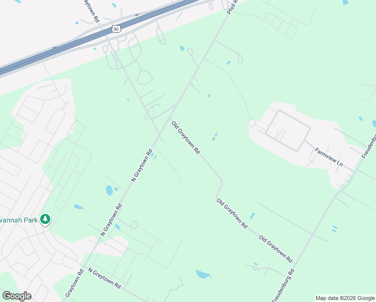 map of restaurants, bars, coffee shops, grocery stores, and more near 11430 Old Graytown Road in Converse