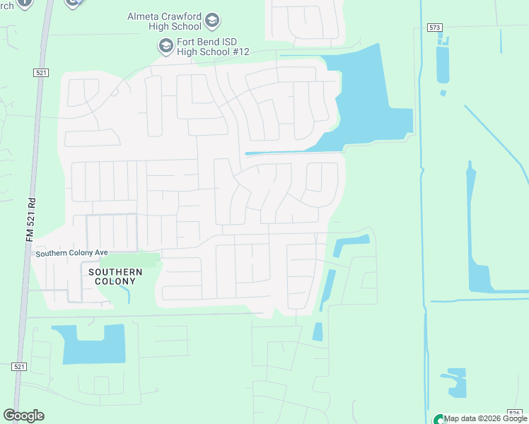 map of restaurants, bars, coffee shops, grocery stores, and more near 8203 Sugar Cane Lane in Arcola