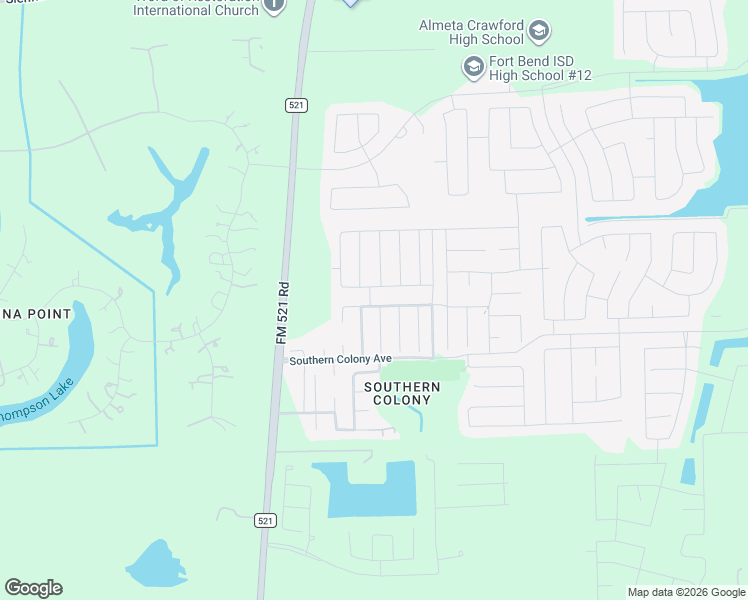 map of restaurants, bars, coffee shops, grocery stores, and more near 8214 Obsidian Court in Rosharon
