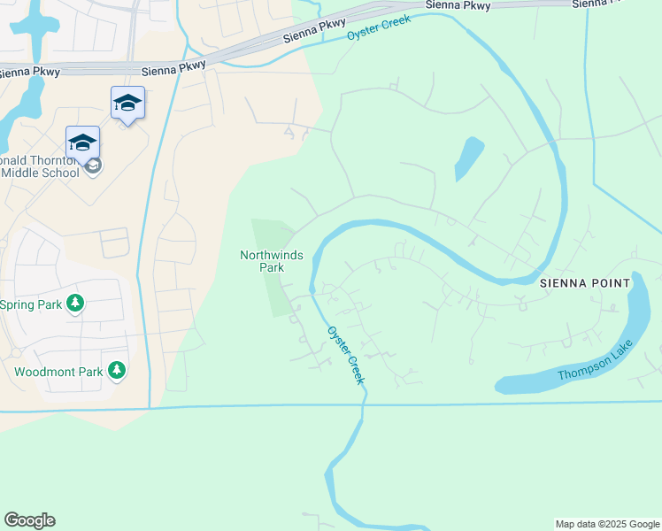 map of restaurants, bars, coffee shops, grocery stores, and more near 1218 Split Elm Drive in Missouri City