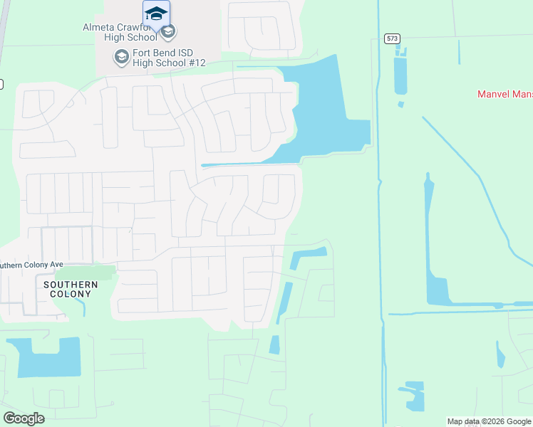 map of restaurants, bars, coffee shops, grocery stores, and more near 8039 Brahman Lane in Arcola