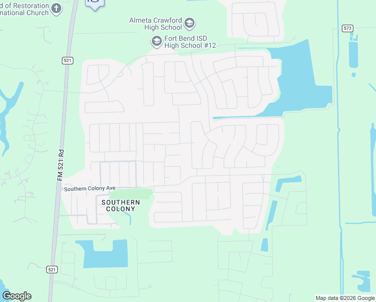 map of restaurants, bars, coffee shops, grocery stores, and more near 810 Green Clover Lane in Arcola