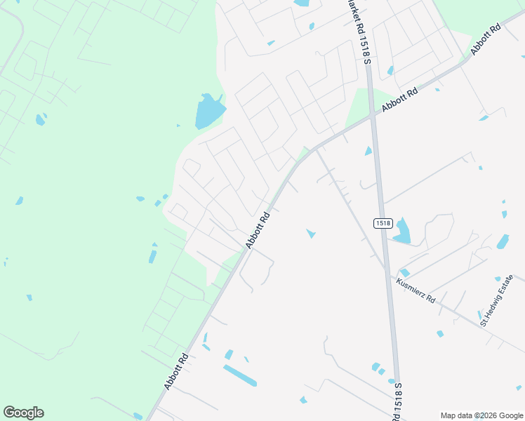 map of restaurants, bars, coffee shops, grocery stores, and more near 4180 Abbott Road in Saint Hedwig