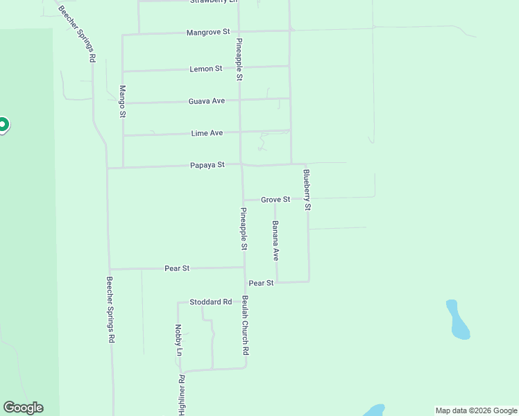 map of restaurants, bars, coffee shops, grocery stores, and more near 1006 Pineapple Street in Welaka