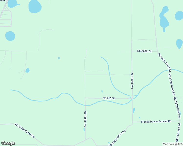 map of restaurants, bars, coffee shops, grocery stores, and more near 21781 Northeast 125th Avenue in Fort McCoy