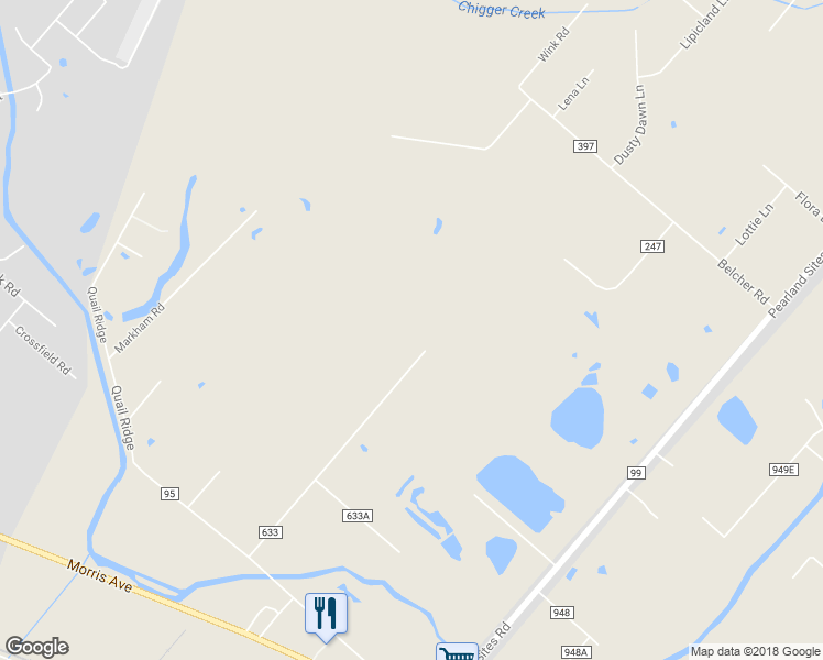 map of restaurants, bars, coffee shops, grocery stores, and more near 248 Ridge Road in Manvel