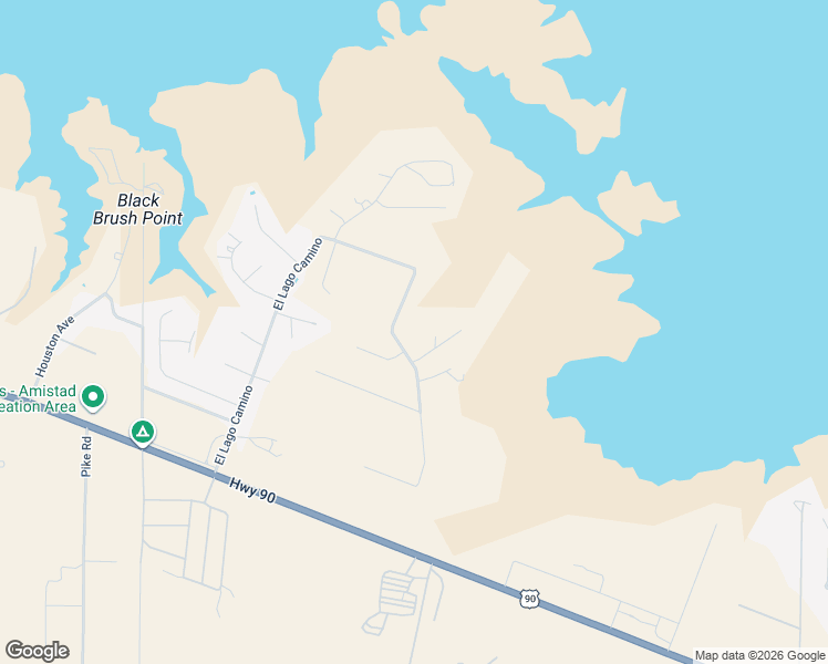 map of restaurants, bars, coffee shops, grocery stores, and more near 421 Prairie Flower Path in Del Rio