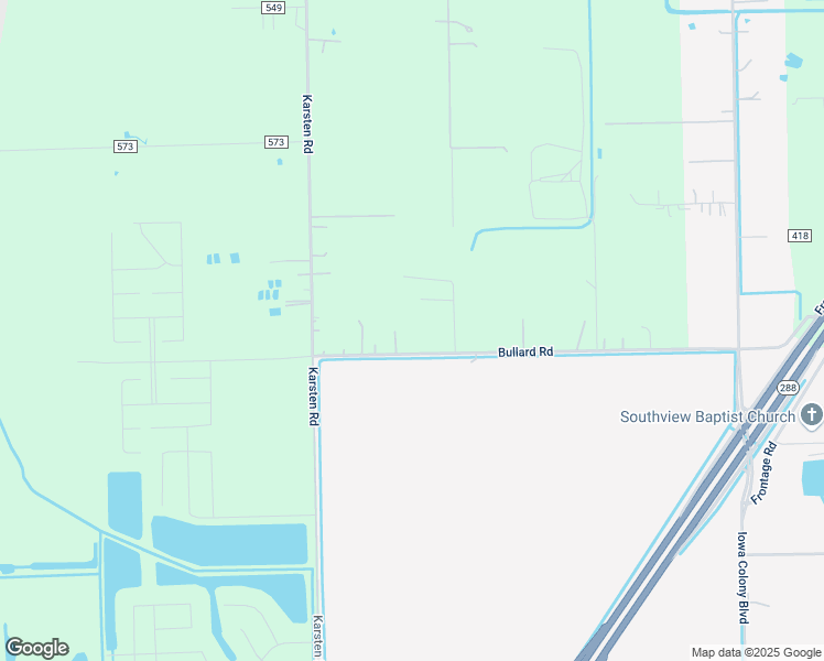 map of restaurants, bars, coffee shops, grocery stores, and more near 3023 County Road 81 in Rosharon