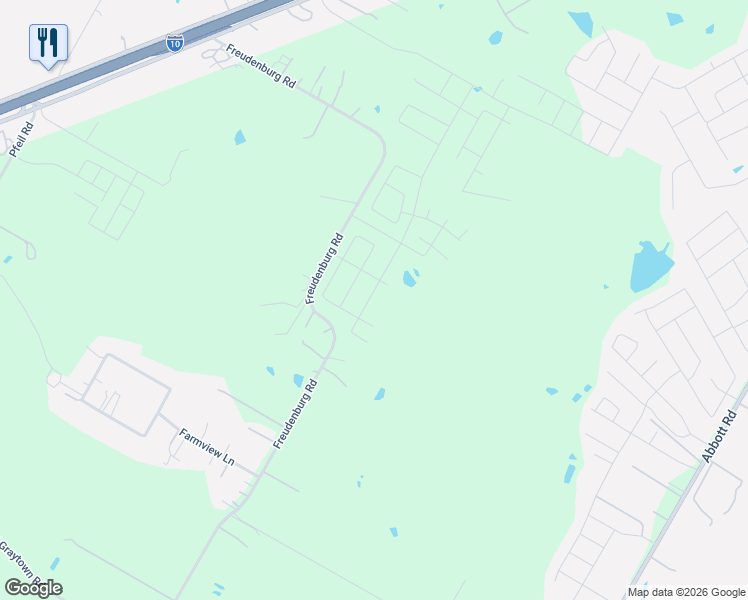 map of restaurants, bars, coffee shops, grocery stores, and more near 4172-4746 Freudenburg Road in Converse