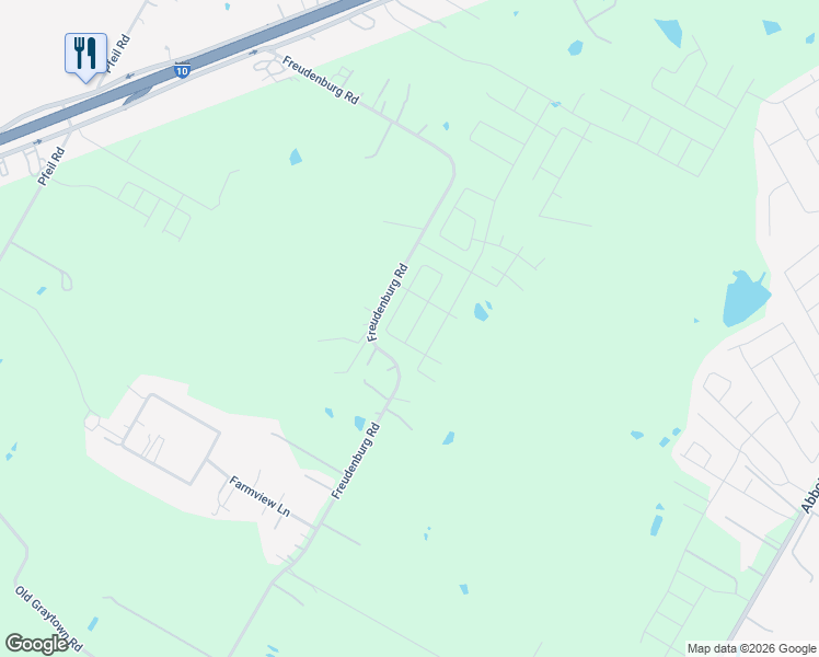 map of restaurants, bars, coffee shops, grocery stores, and more near 4172-4746 Freudenburg Road in Converse