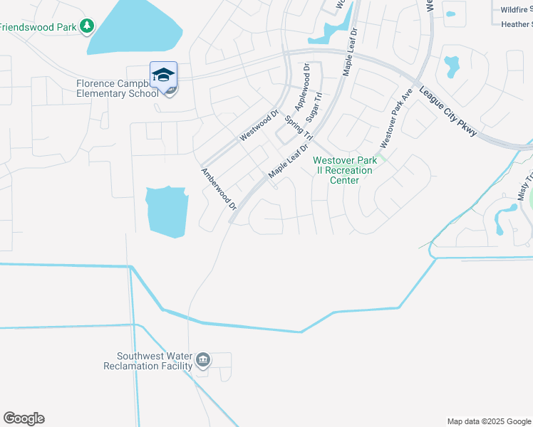 map of restaurants, bars, coffee shops, grocery stores, and more near 6214 Maddingly Lane in League City