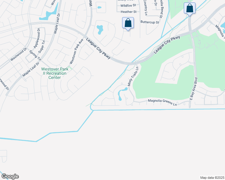 map of restaurants, bars, coffee shops, grocery stores, and more near 5752 Spring Haven Court in League City