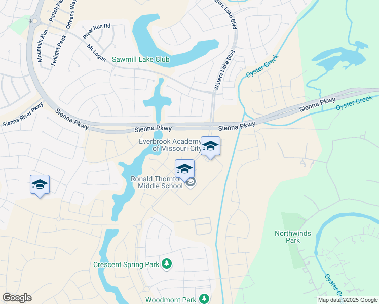 map of restaurants, bars, coffee shops, grocery stores, and more near 10610 Harvest Oak Court in Missouri City