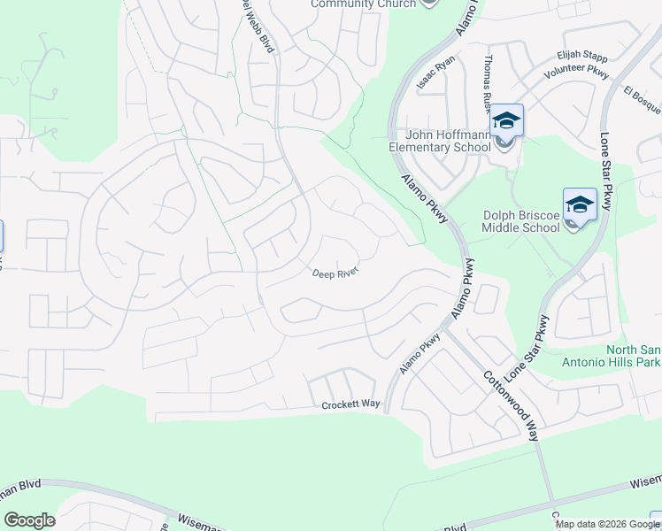 map of restaurants, bars, coffee shops, grocery stores, and more near 4011 Amigo Dream in San Antonio